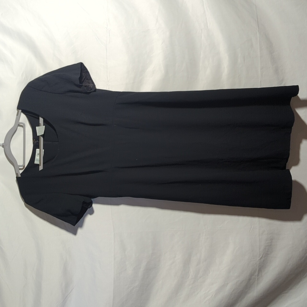 Liz Claiborne Black Midi Dress LBD Size 10 Great Condition